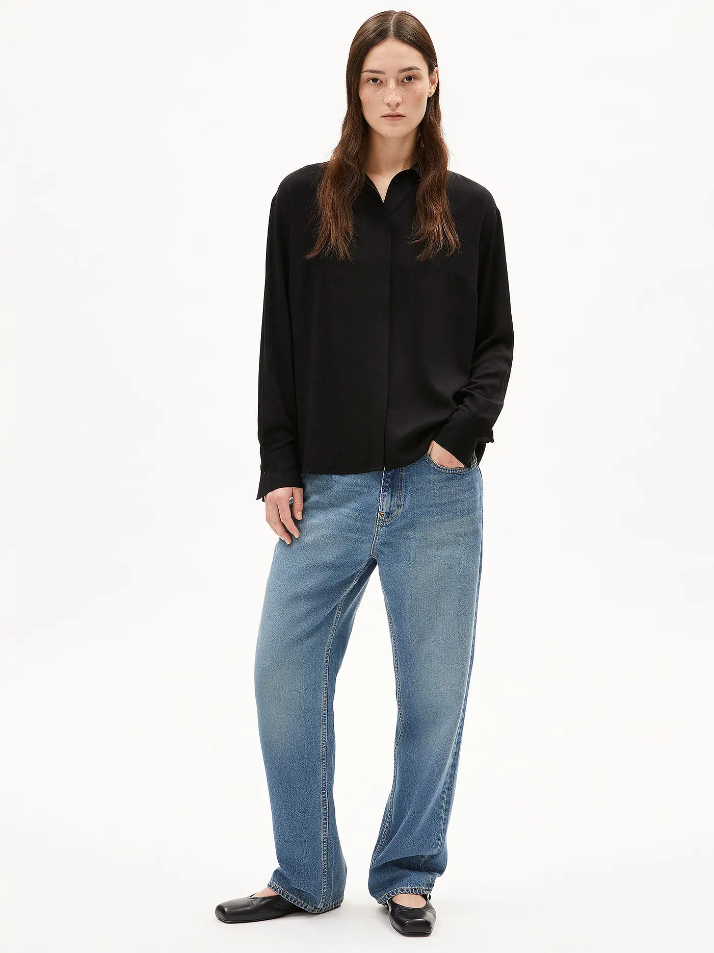 ARMEDANGELS | Bluse LARISAANA | schwarz